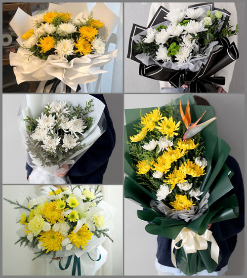 河南南阳卧龙区王村乡郑岗村白事花束代送